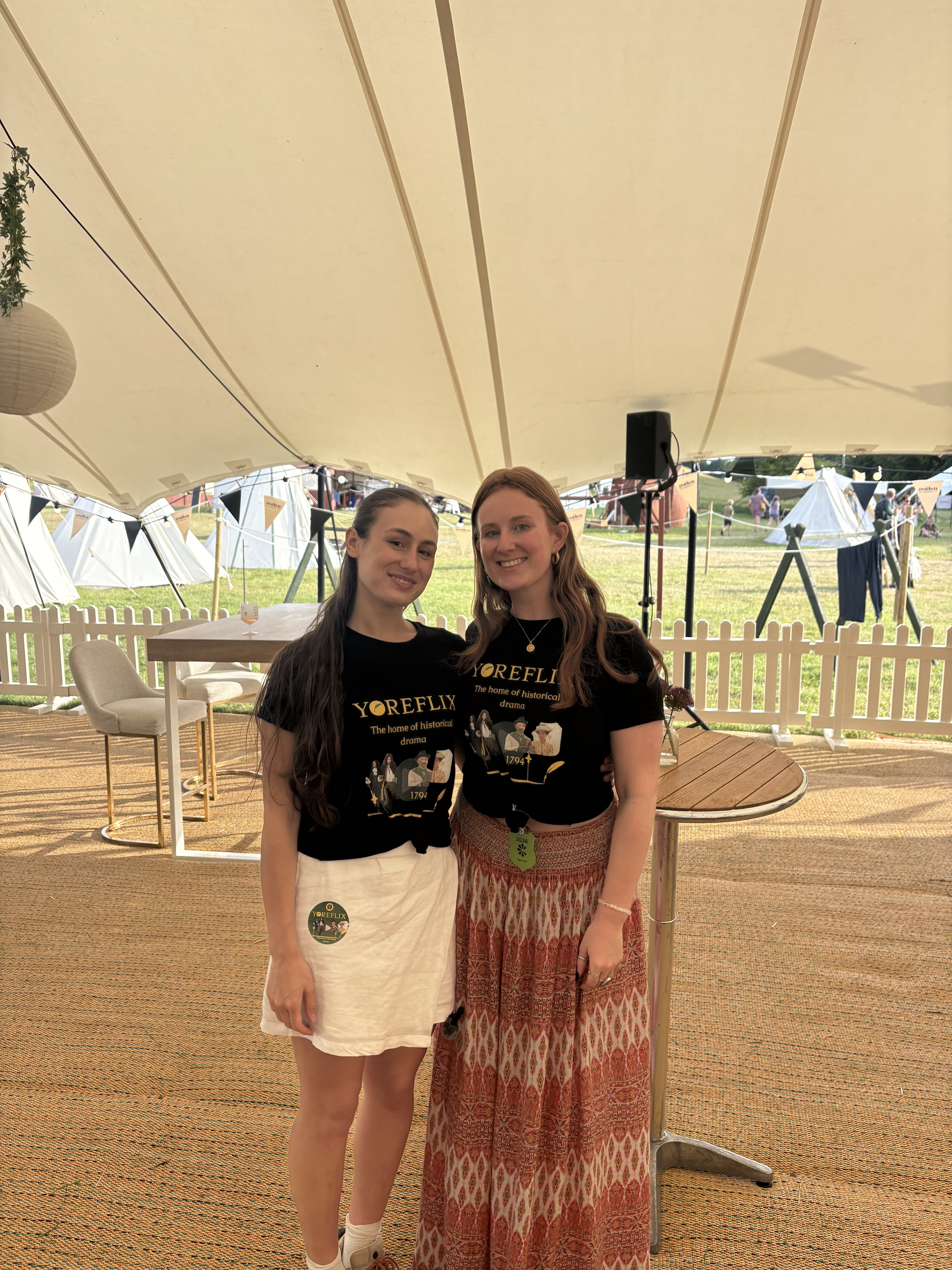 The Yoreflix team at Chalke History Festival